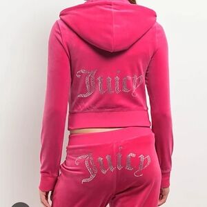 Juicy Couture Pink Velour Tracksuit